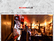 Tablet Screenshot of maisonharlem.com